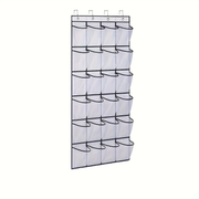 White 24-pocket over-the-door organizer