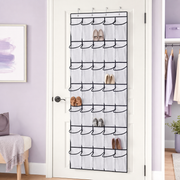 Premium white 35-pocket organizer in a soft lavender home