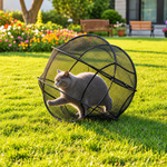 Outdoor mesh pet playpen product view 6
